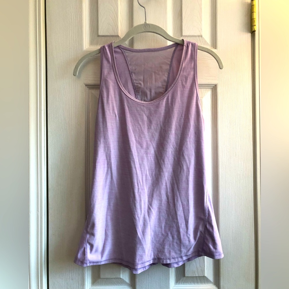 Old Navy Breathe ON Mesh-Back Tank in Lilac, size small